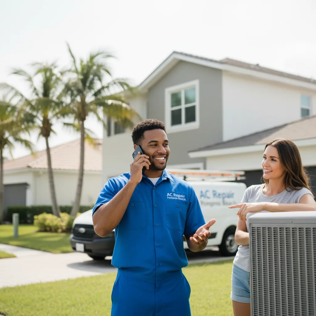 AC Repair Pompano Beach customer support in Arcade